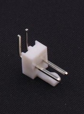 X9254WR-02-N0SN 线对板针座 1x2P 间距:2.54mm 弯插 弯插,P=2.54