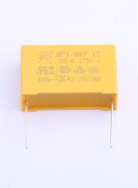 MP2105K27F1S8LC 安规电容 1uF ±10% 275V 等级:X2 插件,P=27.5m