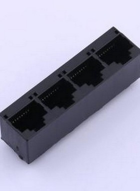 HC-RJ45-5224-4-6 以太网连接器(RJ45 RJ11) 直插 不带LED 插件