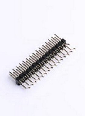 PZ254-2-15-WS 排针 2x15P 间距:2.54mm 方针 卧贴 黑色 SMD,P=2.