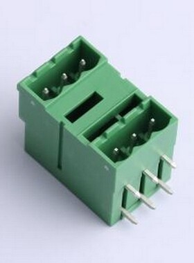 DB2ERH-5.08-2*3P-GN 插拔式接线端子 5.08mm 弯插,P=5.08mm