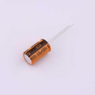 LKGE1602H6R8MF 直插铝电解电容 6.8uF ±20% 500V 插件,D10xL16m