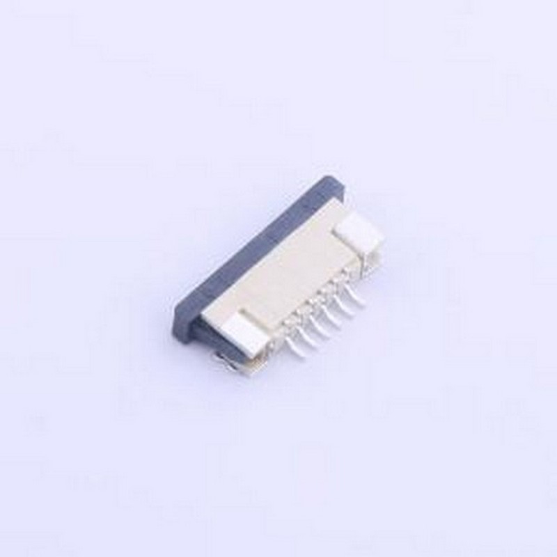 KH-CL1.0-H2.5-6PIN FFC/FPC连接器 间距:1mm P数:6P 抽屉式 下接