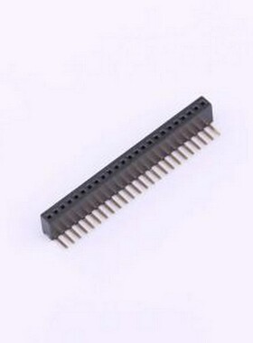 X1311FR-24-C43D24 排母 间距:1.27mm 1x24P 弯插 弯插,P=1.27mm