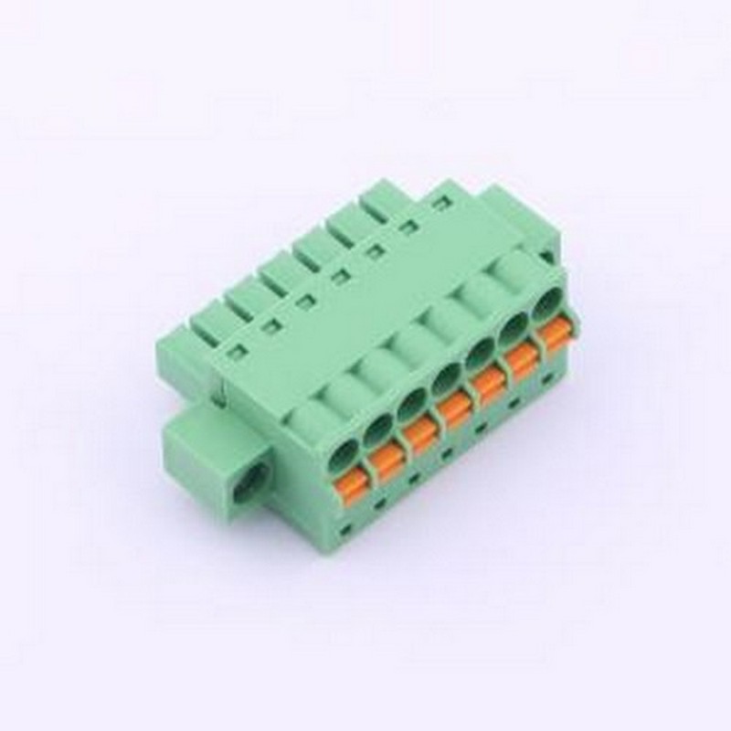 JL15EDGKDM-35007G01 插拔式接线端子 螺丝固定 1x7P 3.5mm 排数: