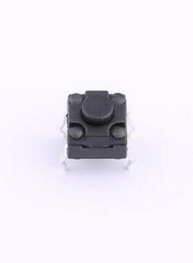 TS-6650FSH 轻触开关 6*6*5mm 防水防胶插脚轻触开关 黑色 4脚 弹