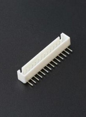 KH-A2504-14AW 线对板针座 间距:2.54mm 1x14P 白色 插件,P=2.5mm