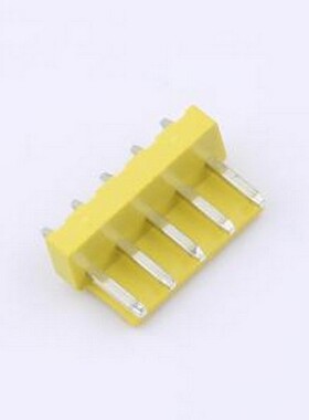 WF-1A396A5P-Y 线对板针座 间距2.0mm 直插 黄色 1x5P 插件,P=3.9