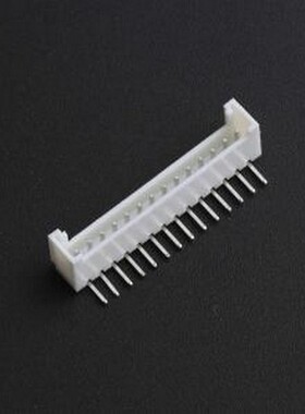 2.0-14P WZDK 线对板针座 系列:PH 间距:2mm 1x14P 弯插 白色 弯