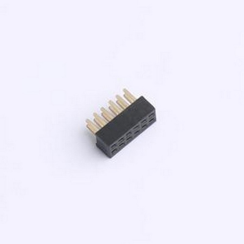 PM1.0-UP1S-6A 排母 1.0FH H2.0 2x6Pin 180度W2.5 U型 PC2.0 6T