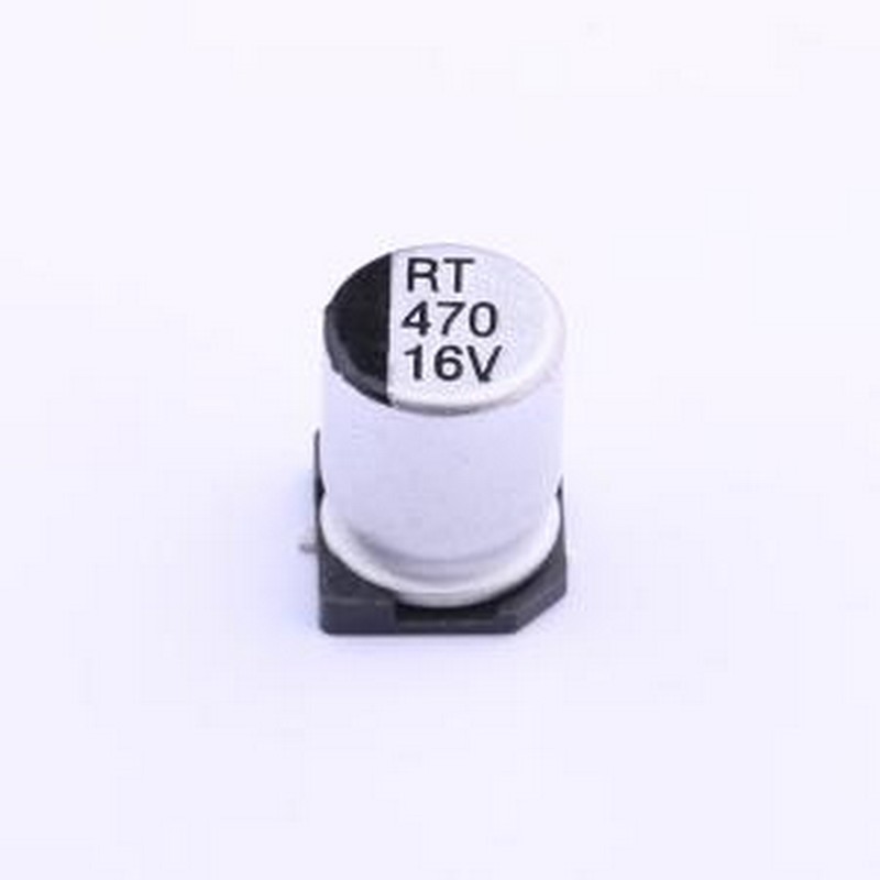 RT1C471M0810 贴片型铝电解电容 470uF ±20% 16V SMD,D8xL10.2mm