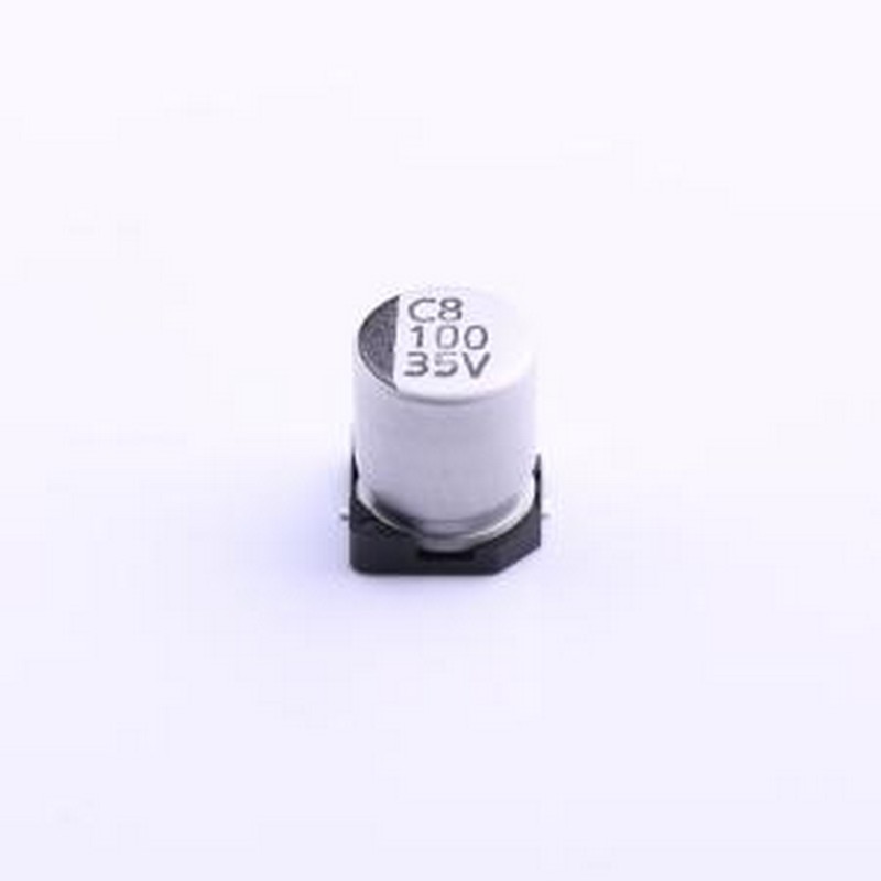 VE-101M1VTR-0607 贴片型铝电解电容 100uF ±20% 35V SMD,D6.3xL