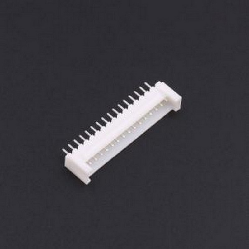 XD-HY-16A 线对板针座 1x16P 间距:2mm 直插 插件,P=2mm