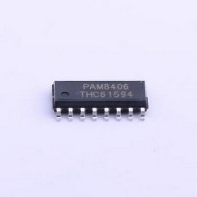 PAM8406DR 音频功率放大器 5W立体声D, AB类音频功率放大器 SOIC-