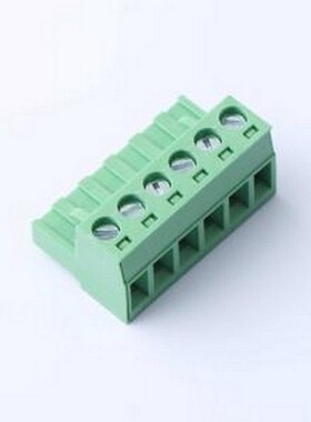 DB2EK-5.0-6P-GN-S 插拔式接线端子 5mm 排数:1 每排P数:6 绿色 P