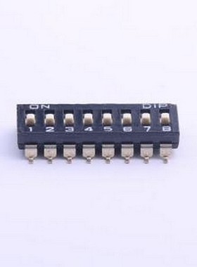 DM-08-V-T/R 拨码开关 8位 raised actuator 贴片 SMD-16P,6.2x21