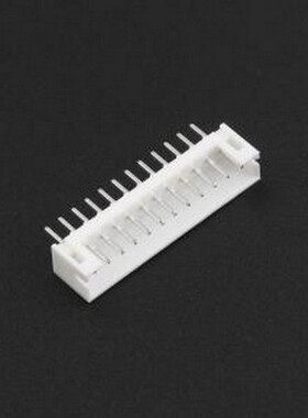 HX 2.0mm-12P ZZ 线对板针座 1x12P 间距:2mm 直插 系列:PH 白色