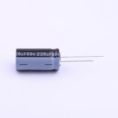 RUZ221M1KBK-1325 直插铝电解电容 220uF ±20% 80V 插件,D12.5xL