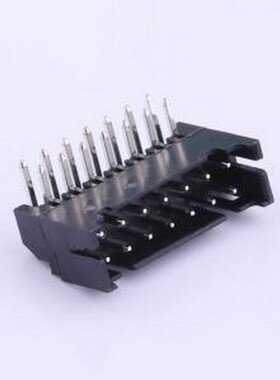 A2211WR-2X07P 线对板针座 间距:2mm 2x7P 黑色 弯插,P=2mm