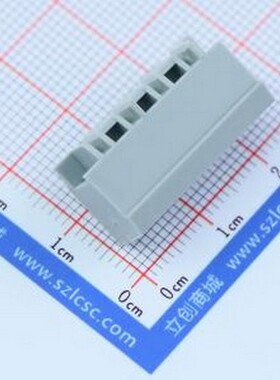 450针座连接器-弯形-04P-5.0mm灰色 插拔式接线端子 5mm 1x4P 排