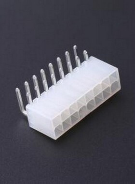 HC-5557-2*8AW 线对板针座 2x8P 间距:4.2mm 弯插 弯插,P=4.2mm