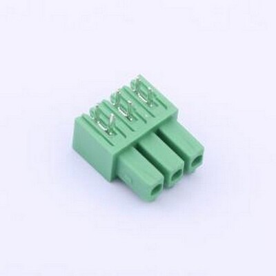 JL15EDGA-38103G01 插拔式接线端子 1x3P 3.81mm 排数:1 每排P数: