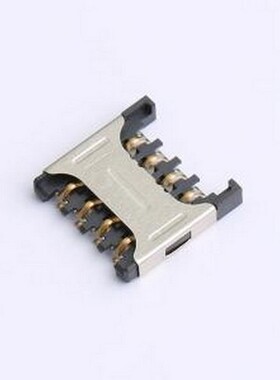 SIM7050-8-0-00-A SIM卡连接器 拔插式 MicroSIM卡 SMD