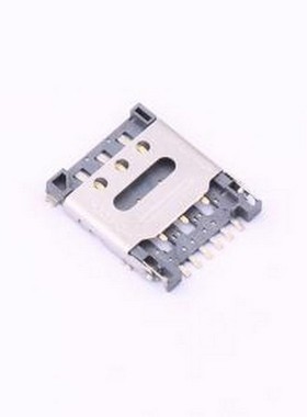 ZX-NSIM-281.4J SIM卡连接器 翻盖式 NanoSIM卡 卡座 SMD