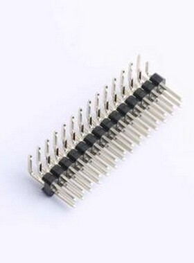 HDGCPH254-PW02-14 排针 2x14P 间距:2.54mm 弯插 弯插,P=2.54mm