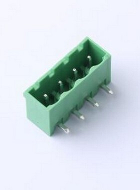 DB2ERC-5.0-4P-GN 插拔式接线端子 5mm 排数:1 每排P数:4 绿色 弯