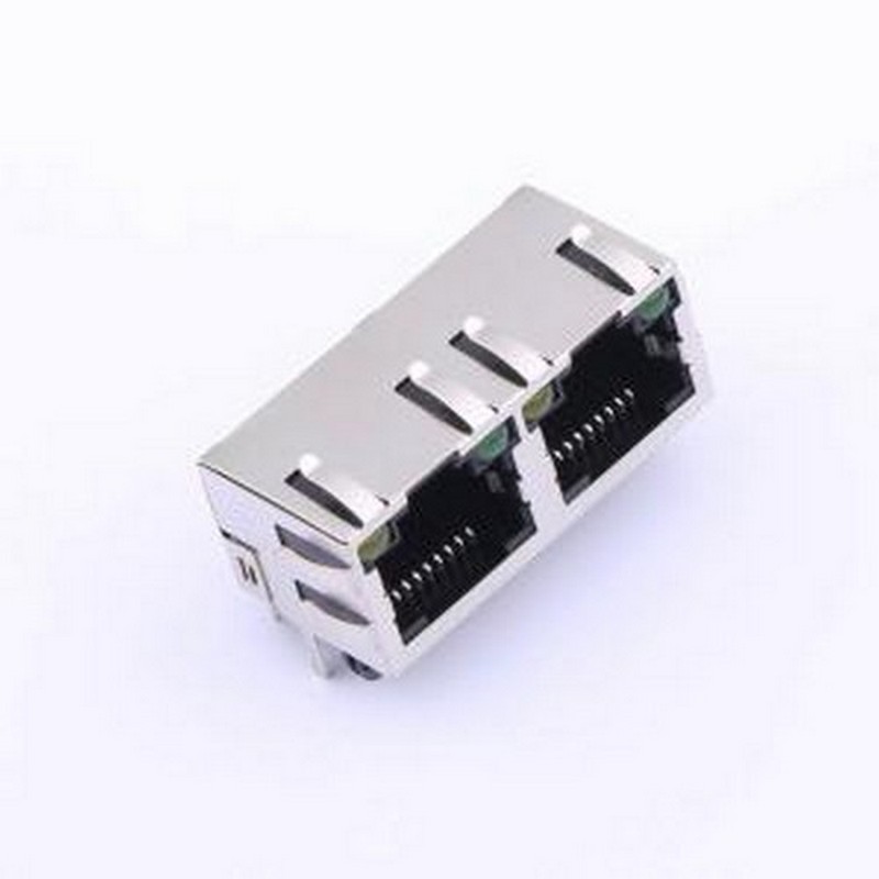 R-RJ45R08P-C205 以太网连接器(RJ45 RJ11) 弯插 带LED 插件