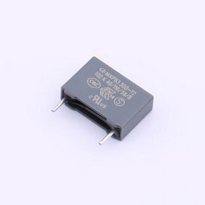 C43Q1102K40C350 聚丙烯膜电容(CBB) 1nF ±10% 300V 插件,P=10mm