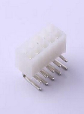 C4255WR-2X05P 线对板针座 2x5P 间距:4.2mm 弯插 白色半透明 弯