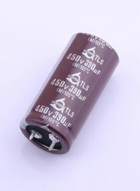TLS 450V390 25.4*50 牛角型电解电容 390uF ±20% 450V 插件,D25