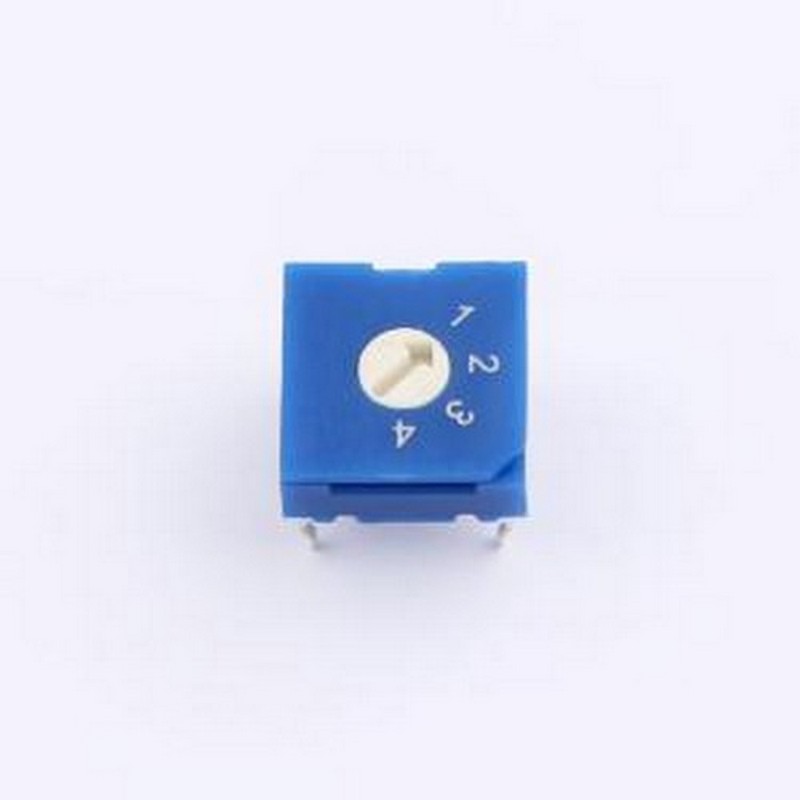 RS8140H 旋转开关 旋转选择开关 1-4档 插件-8P,9.9x9.9mm