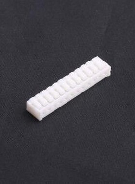 HX25006-12Y 胶壳(线对板/线对线) 1x12P 2.5mm 白色 P=2.5mm
