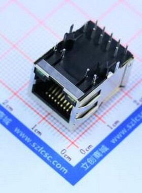 HY931147C 以太网连接器(RJ45 RJ11) 带LED 插件