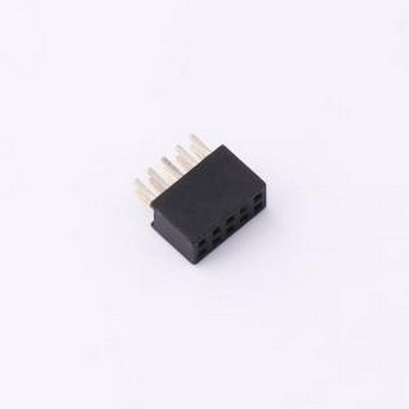 ZX-PM1.27-2-5PU-Z 排母 1.27FH H4.3 2x5Pin 180度W3.0 U型 PC2.