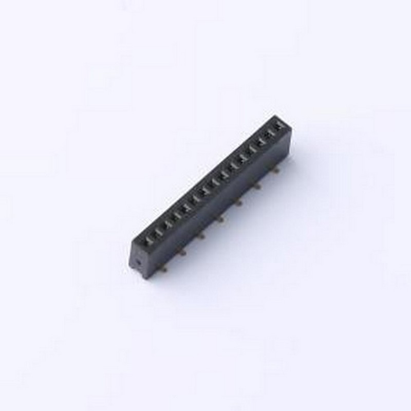 X1311FVS-15-C43D35R2 排母 间距:1.27mm 1x15P 立贴 SMD,P=1.27m