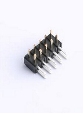 X4621WR-2x05B-C40D28 排针 2x5P 间距:2mm 方针 插件,P=2mm