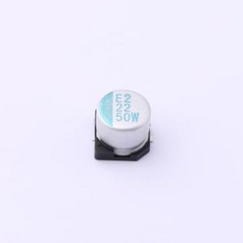 HBW220M1HTR-0606 固液混合铝电解电容器 22uF ±20% 50V SMD,D6.