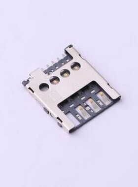SMO-1027-P6 SIM卡连接器 翻盖式 MicroSIM卡 卡座 SMD
