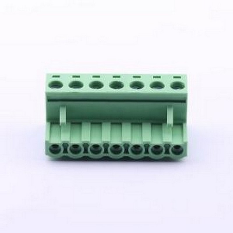 WJ2EDGK-5.08-7P 插拔式接线端子 1x7P 5.08mm 排数:1 每排P数:7