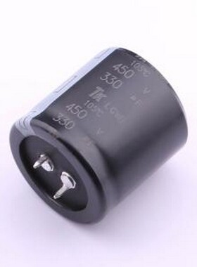 2WLGWB331M6R35 牛角型电解电容 330uF ±20% 450V 插件,D35xL35m