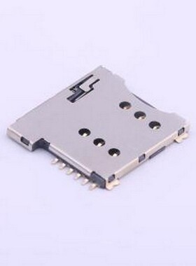 SIM-200-P6 SIM卡连接器 自弹式 MicroSIM卡 卡座 SMD