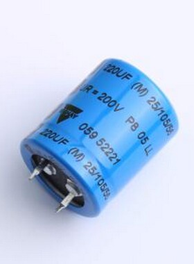 MAL205952221E3 牛角型电解电容 220uF ±20% 200V 插件,D25xL32m