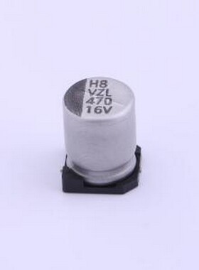 VZL471M1CTR-0810 贴片型铝电解电容 470uF ±20% 16V SMD,D8xL10