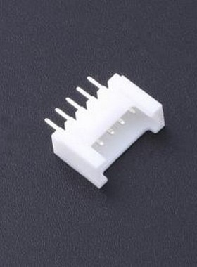 HC-HY-5A 线对板针座 1x5P 间距:2mm 直插 插件,P=2mm