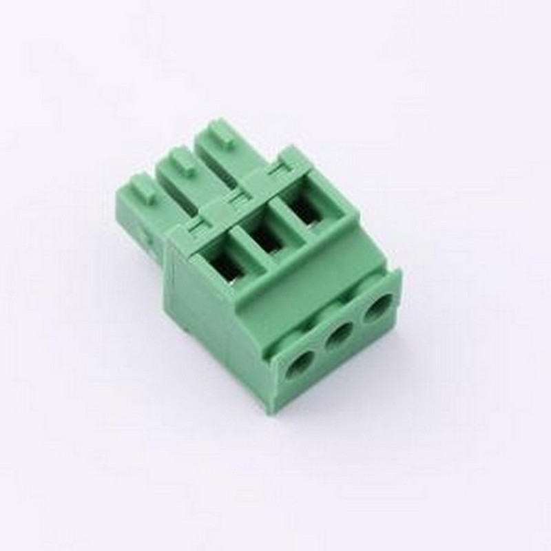 JCB381-DGC3P 插拔式接线端子 3.81mm 1x3P 排数:1 每排P数:3 立