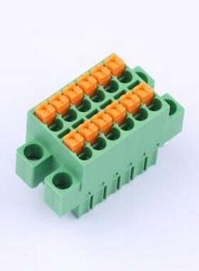 JL15EDGKNHCM-35006G01 插拔式接线端子 螺丝固定 3.5mm P=3.5mm